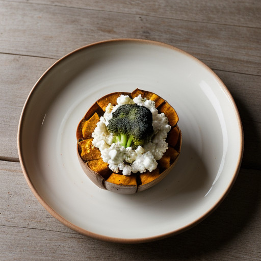 Sweet Potatoes and Broccoli - Vegetarian Cook recipe image