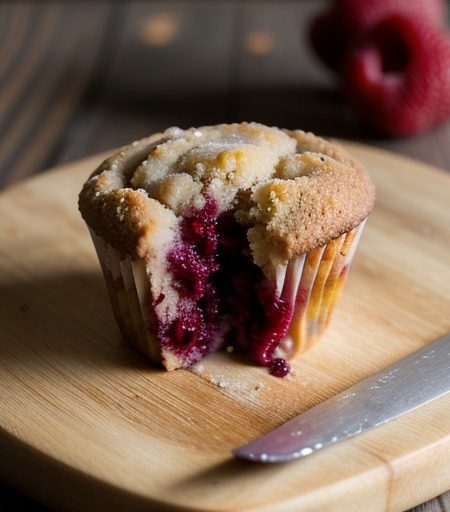 Sweet Raspberry Muffins recipe image