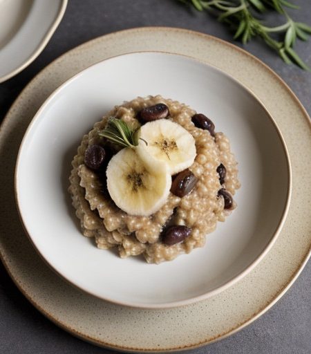 Sweet Risotto With Exotic Bananas recipe image