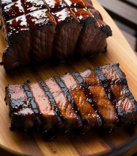 Sweet-Sour Barbecued Ribs recipe image
