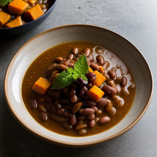 Sweet & Sour Bean Stew recipe image