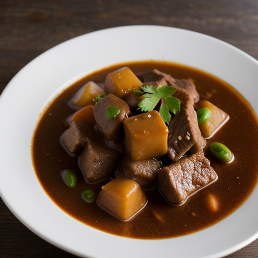 Sweet-Sour Beef Stew (Lafayette~ La. recipe image