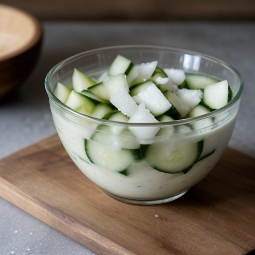Sweet-Sour Cucumber Salad recipe image