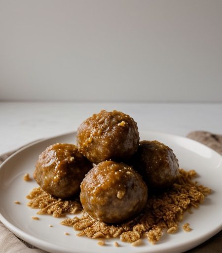 Sweet & Sour Ham Balls recipe image