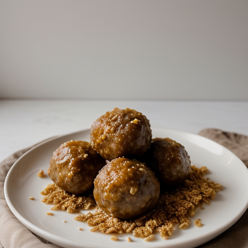 Sweet & Sour Ham Balls recipe image