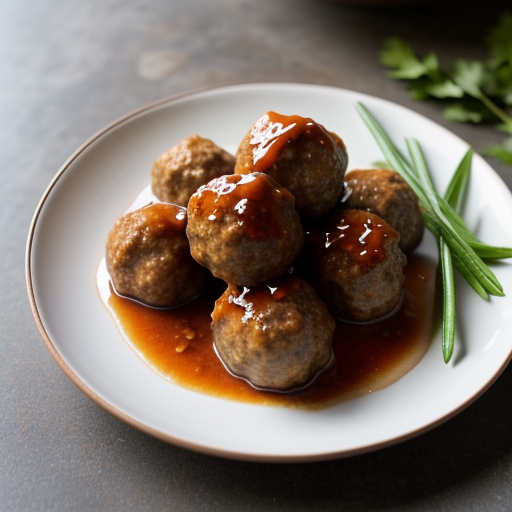 Sweet-Sour Meatballs Oriental recipe image
