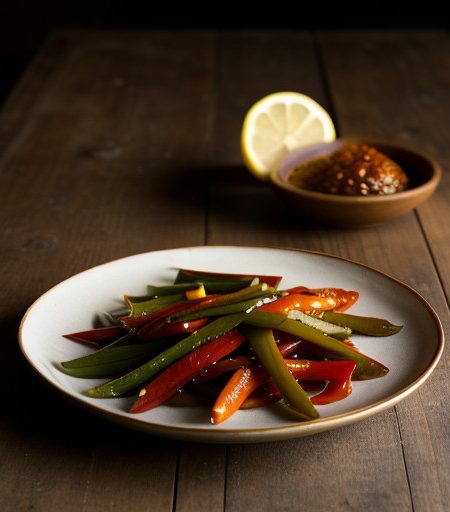 Sweet & Sour Peppers recipe image