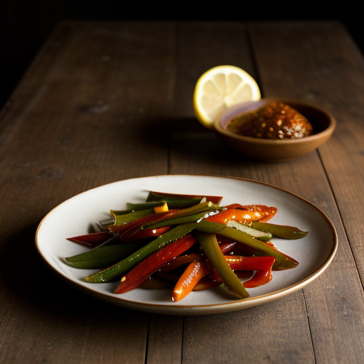 Sweet & Sour Peppers recipe image