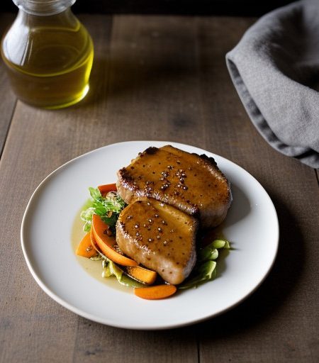 Sweet-Sour Pork Chops & Sweet Potatoes recipe image