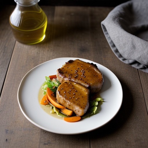 Sweet-Sour Pork Chops & Sweet Potatoes recipe image