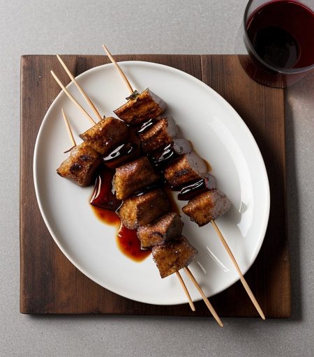 Sweet & Sour Pork Kabobs recipe image