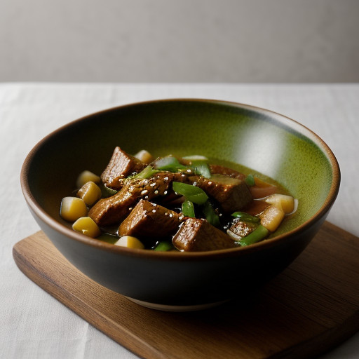 Sweet & Sour Sauced Pork recipe image