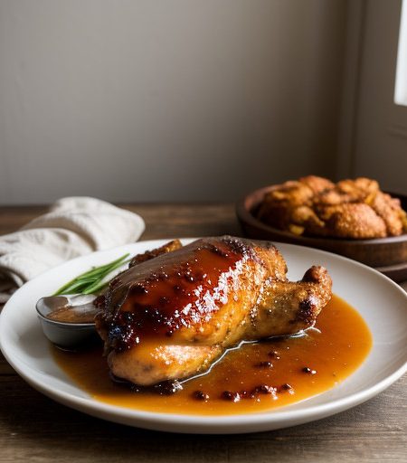 Sweet & Spicy Glazed Chicken recipe image