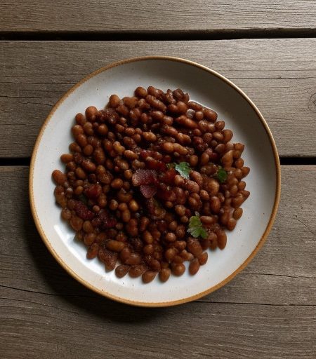 Sweet-and-Sour Baked Beans recipe image