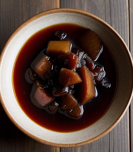 Sweet and Sour Cider Raisin Sauce for Tongue and Ham recipe image
