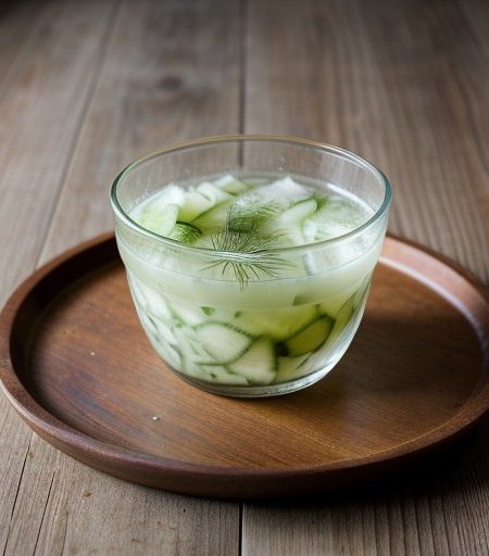 Sweet and Sour Cucumber Salad recipe image
