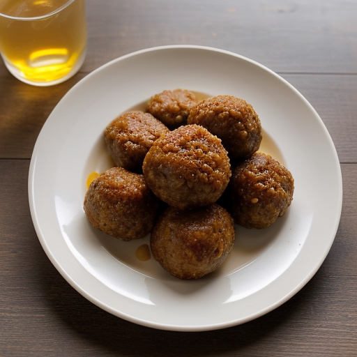 Sweet and Sour Ham Balls recipe image