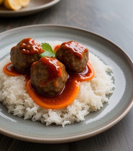 Sweet and Sour Meatballs recipe image