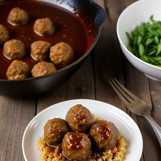 Sweet and Sour Meatballs recipe image