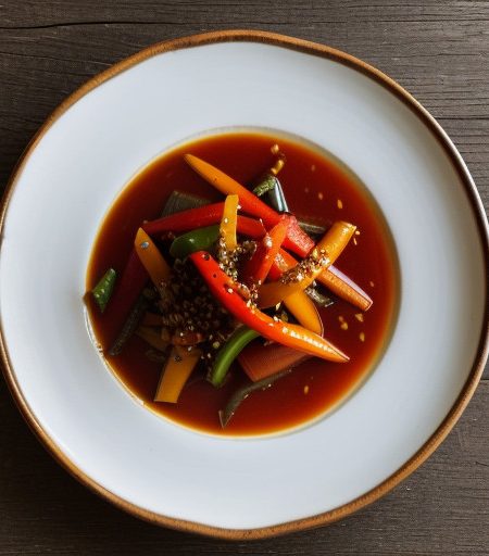 Sweet and Sour Peppers recipe image