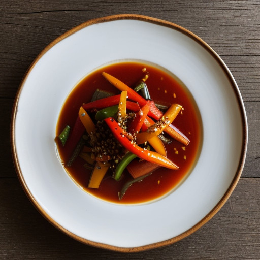 Sweet and Sour Peppers recipe image