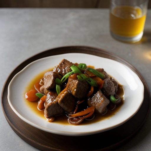 Sweet and Sour Pork (Goo Lo Yuke recipe image