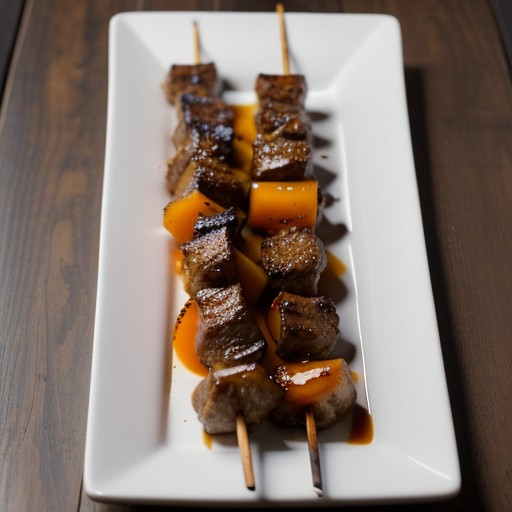 Sweet and Sour Pork Kabobs recipe image