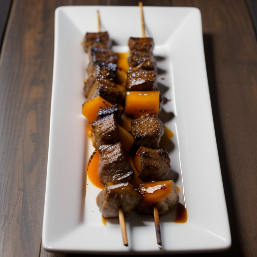 Sweet and Sour Pork Kabobs recipe image
