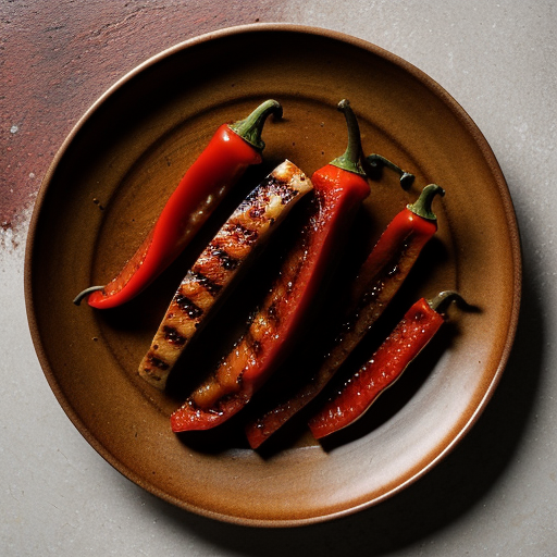 Sweet-and-Sour Red Peppers recipe image
