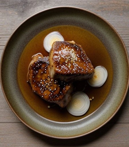 Sweet and Sour Sesame Pork Chops recipe image