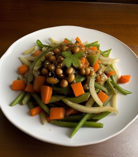 Sweet and Sour Soybeans recipe image