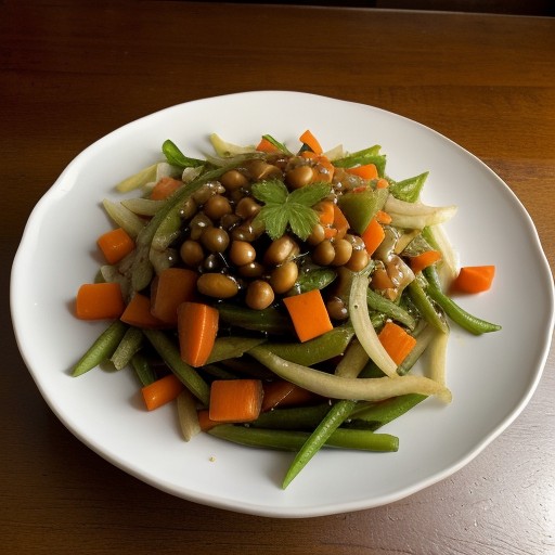 Sweet and Sour Soybeans recipe image