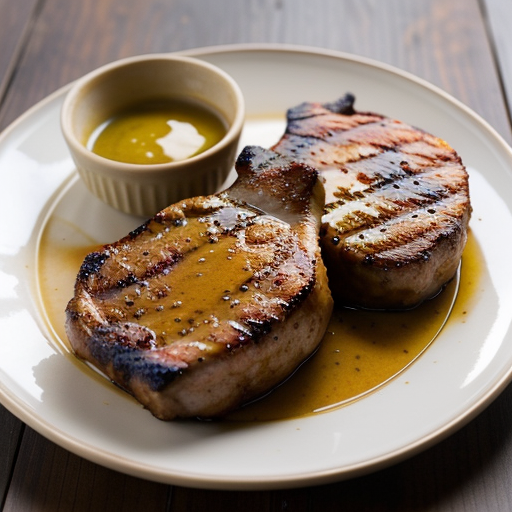 Sweet and Spicy Grilled Pork Chops recipe image