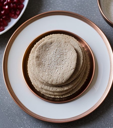 Sweetened Sesame Pita recipe image