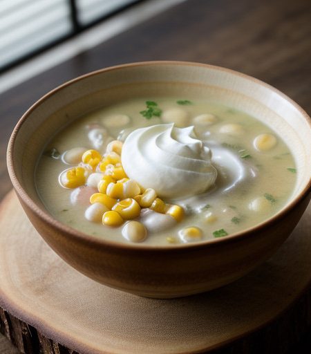 Swirled Succotash Soup recipe image