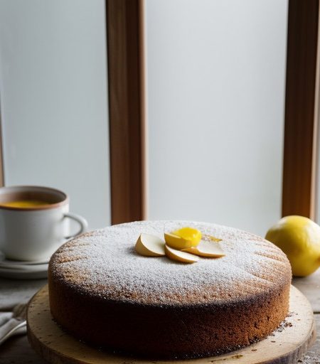Swiss Almond Apple Cake recipe image