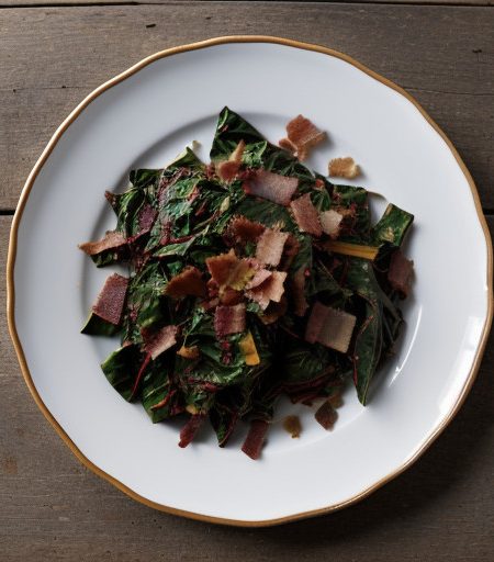 Swiss Chard With Bacon and Garlic (2 PTS recipe image