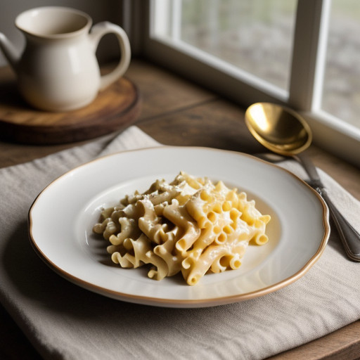 Swiss Cheese & Ham Macaroni & Cheese recipe image