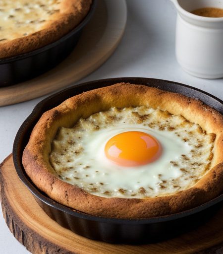 Swiss Cheese & Sausage Deep Dish recipe image