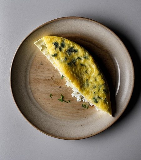 Swiss Cheese~ Sour Cream & Chive Omelet **K recipe image