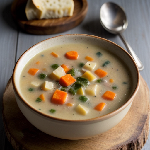 Swiss Cheese Vegetable Soup recipe image