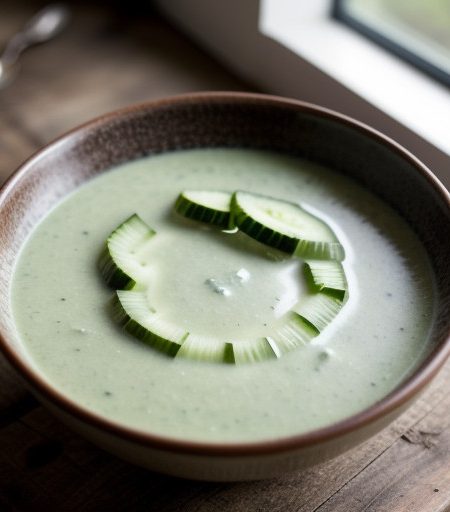 Swiss Cucumber Soup recipe image
