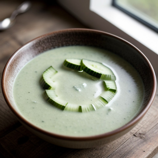 Swiss Cucumber Soup recipe image