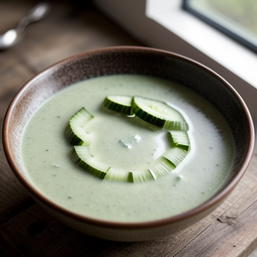 Swiss Cucumber Soup recipe image