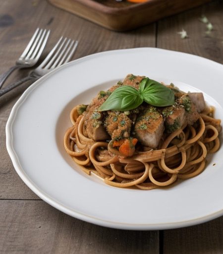 Swordfish Bolognese recipe image