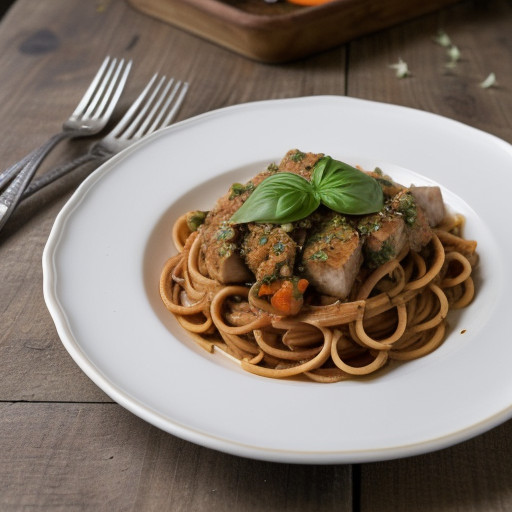 Swordfish Bolognese recipe image