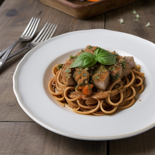 Swordfish Bolognese recipe image