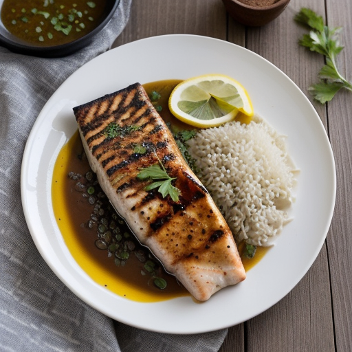 Swordfish Steaks With Middle Eastern Flavors recipe image