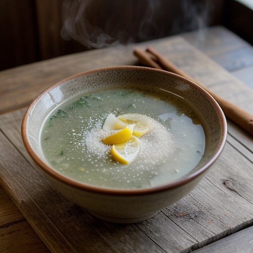 Szagoleves (Sage Soup recipe image