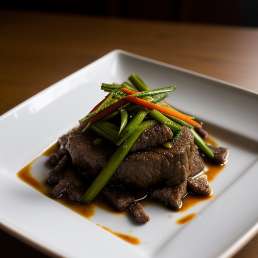 Szechuan Chowed Beef and Vegetables recipe image